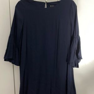 Zara Crepe Dress with Ruffles